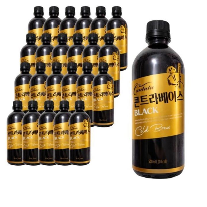 [칸타타]콘트라베이스콜드브루블랙커피500ml24페트