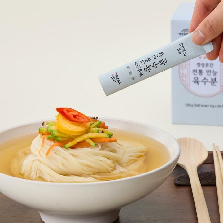 정성곳간 최명희 명인 전통 만능 육수분 1박스 / 4g 30포