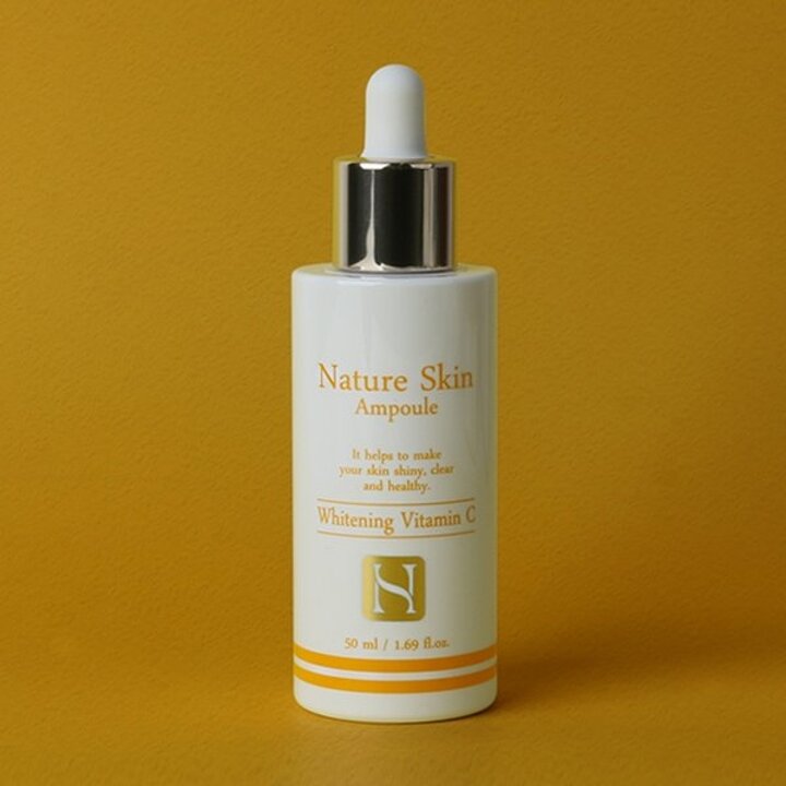 푸드어홀릭 네이처 스킨 앰플 50ml 화이트닝 비타민C /미백기능성 생기세럼 비타민에센스