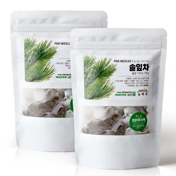 늘해찬 국산 볶은 솔잎차 전통차 100티백16471987588707