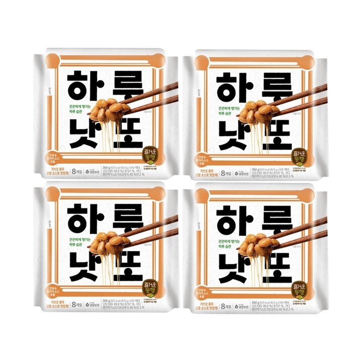 CJ 즐거운동행 하루낫또 45.5g 8입 x4개(총32개)