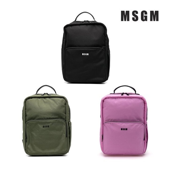 (대구신세계)[MSGM] 나일론 백팩 블랙,카키,핑크 S5MSJUBP 키즈가방 아동백팩 키즈백팩