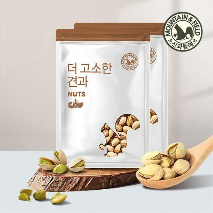[산과들에] 생피스타치오 400gx2봉 (총 800g)