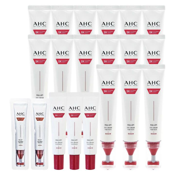 [최신상] AHC 아이크림 시즌14 풀 리프트 T괄사 리프팅 40ml 15개+12ml 3개+샘플2개