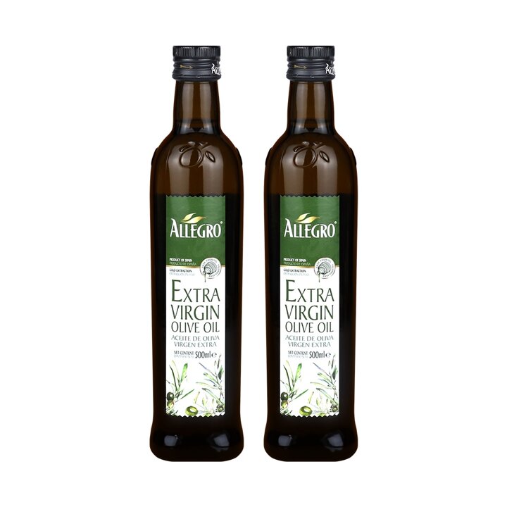 알레그로 스페인 냉압착 엑스트라버진 올리브오일 500ml x 2개