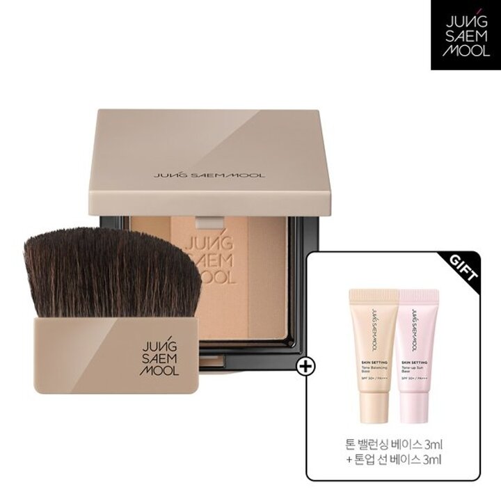 (신세계강남점)정샘물 스킨 누더 쉐이딩 팩트(톤밸런싱 베이스 3ml + 톤업썬베이스 3ml)