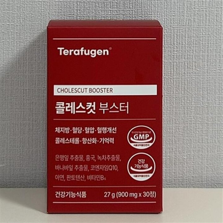 테라퓨젠 콜레스컷 부스터 900mg 30정 1개 (43930242)