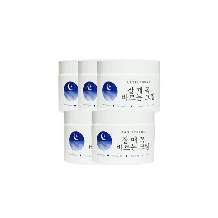 잘때꼭바르는크림 100g 5개/고보습고양양 올인원수면크림