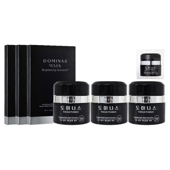 52087378-도미나스 크림 시즌7 트라넥삼산 크림 7X 50g 3개+마스크팩 3박스+샘플