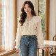 [귈림] 프릴 카라 리본 쉬폰 블라우스(G6SBL021P)