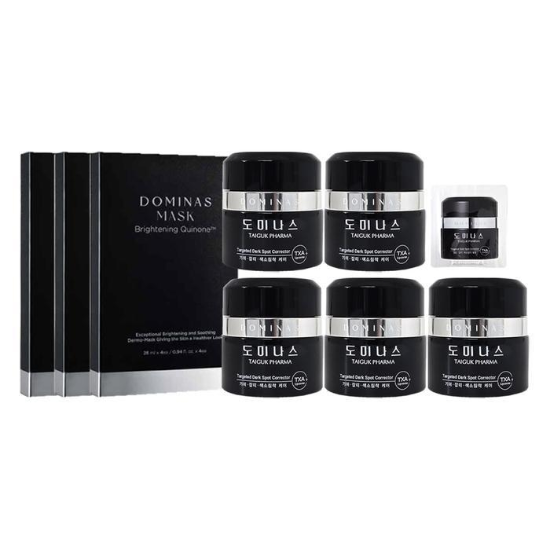 52087379-도미나스 크림 시즌7 트라넥삼산 크림 7X 50g 5개+마스크팩 3박스+샘플