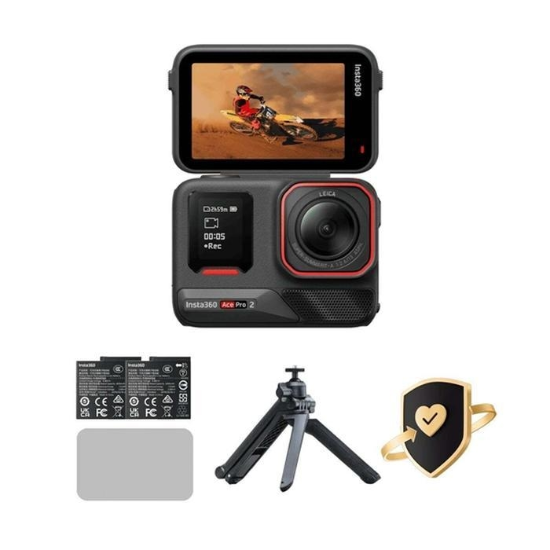 (주)셀러허브 인스타360 Ace Pro 2 번들, 플렉시 케어 포함