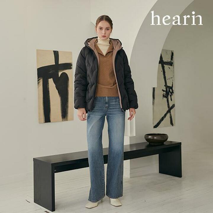 24FW 헤아린 볼륨 자수 다운 1종