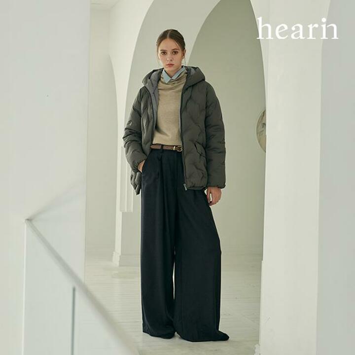 24FW 헤아린 볼륨 자수 다운 1종