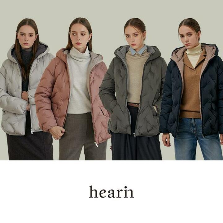 24FW 헤아린 볼륨 자수 다운 1종