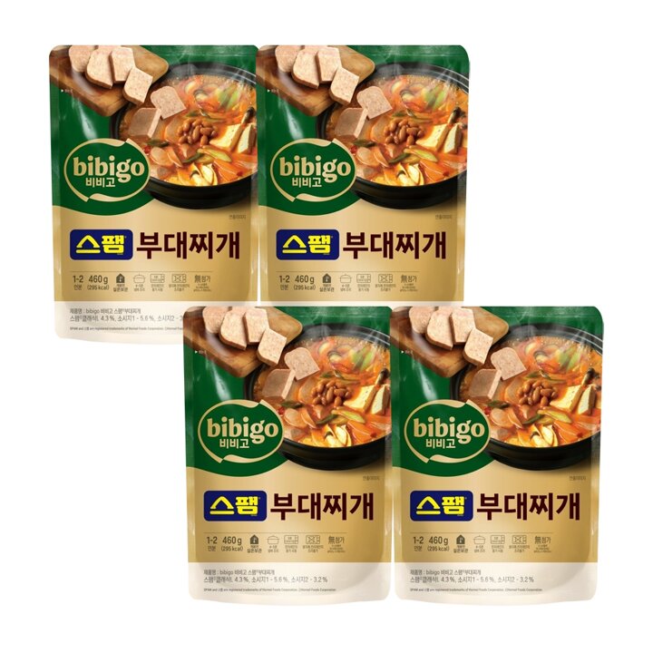 CJ 비비고 스팸부대찌개460g x4개