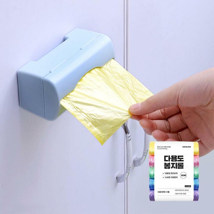 할인바이할인 다용도 봉지롤 300매+전용케이스(전용스티커포함)