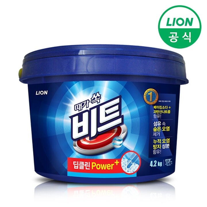 비트 딥클린파워 플러스 가루세제 4.2kg  바스켓
