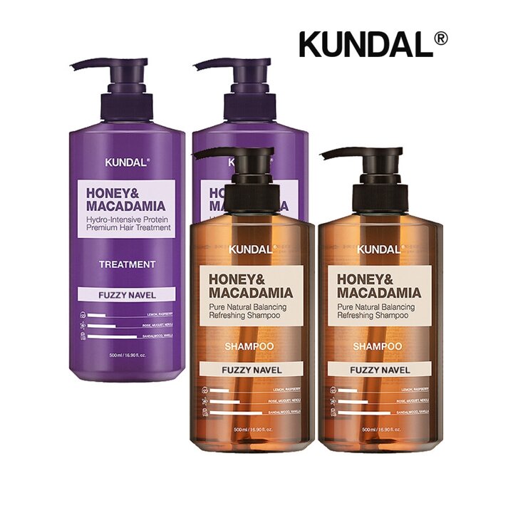 쿤달 네이처 샴푸 퍼지네이블 500ml x2개 트리트먼트 퍼지네이블 500ml x2개