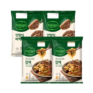 CJ제일제당 비비고 잡채 644gx2개 + 언양식바싹불고기 460gx2개