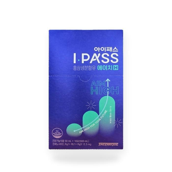 (주)셀러허브 52595506-정관장 아이패스 H 50ml x 30포 수험생 피로회복 홍삼 1개 (hi)(SH)