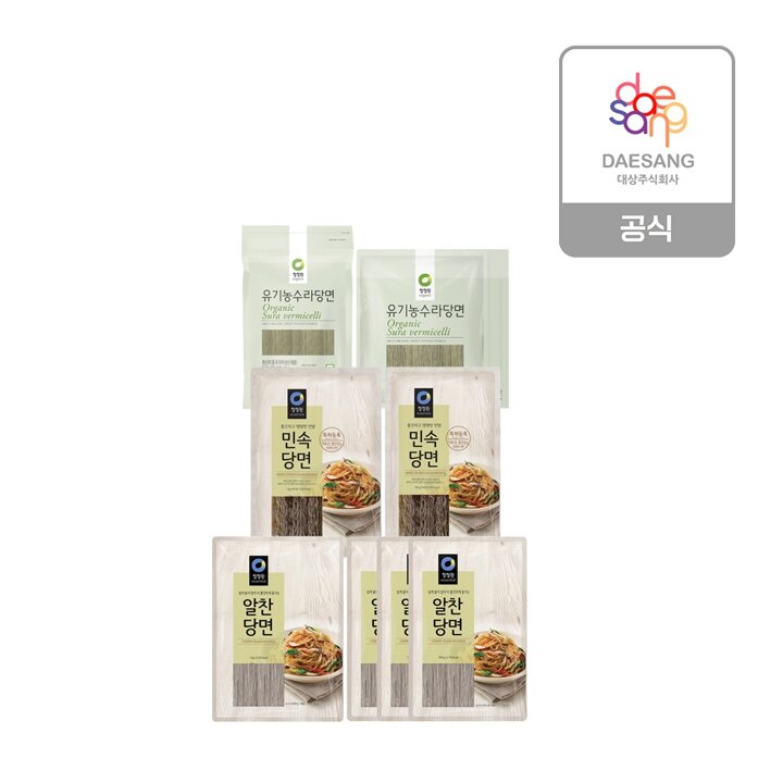 청정원 당면(1kg/500g/300g) 3종 골라담기