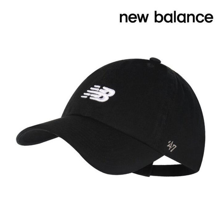 뉴발란스 모자 47 클린 업 캡 블랙 볼캡 LAH00151-BK