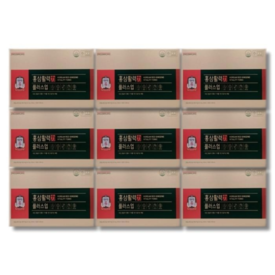 [보리담다] 정관장 홍삼활력 플러스 업 40ml x 30개입 9박스 쇼핑백