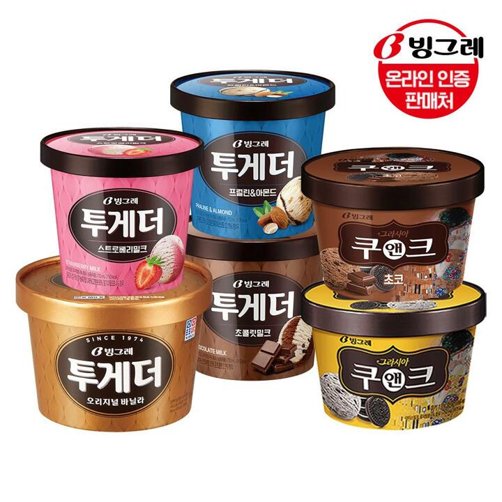 [G]빙그레 투게더 4개 세트 /아이스크림
