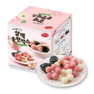 ★추석 행사★ 우리쌀로 만든 삼색송편믹스 (송편70-90개 분량) / 송편키트 송편만들기