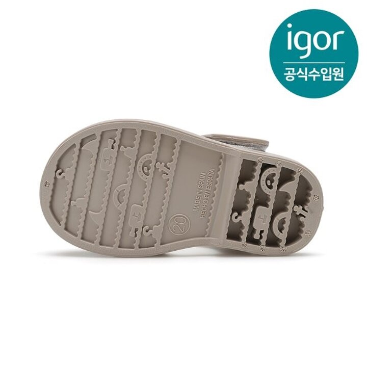 (대전신세계)[IGOR] 이고르 클라시카 웜그레이 키즈샌들 여름샌들 유아샌들 아동샌들 키즈젤리슈즈