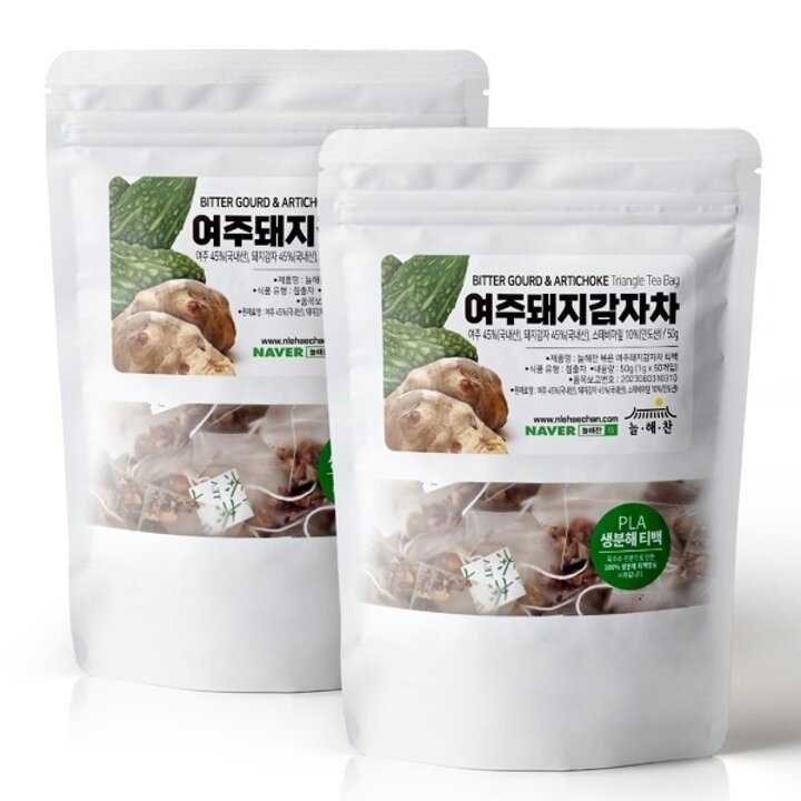늘해찬 볶은 여주돼지감자차 전통차 100티백16471975588707