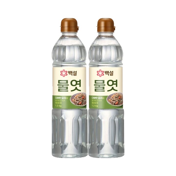 CJ 백설 물엿 1.2kg x2개