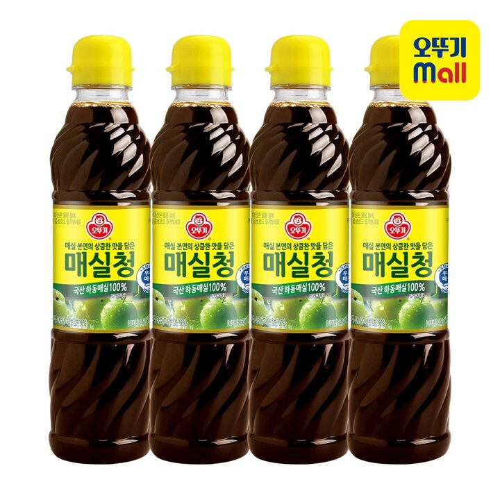 [본사직영] 오뚜기 매실청 660g 4개