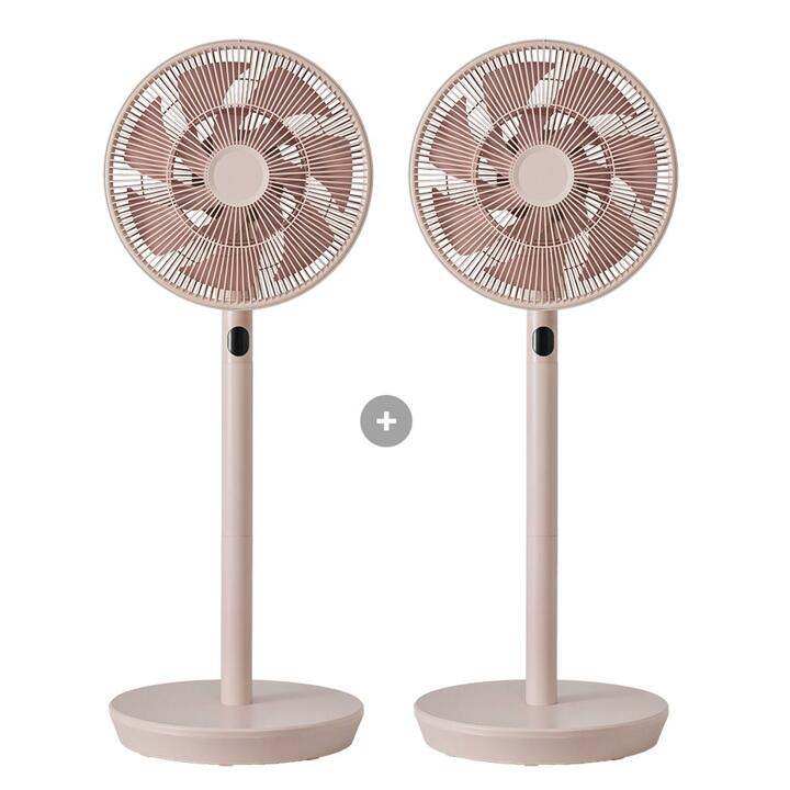 [더블] 한일 미니멀 BLDC 팬 핑크+핑크 (BBF-BL12P)