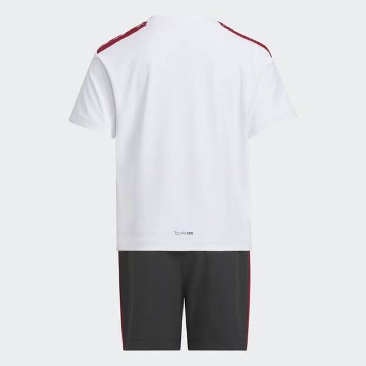 (신세계 사우스시티)[adidas kids] (A100 A140) 숏 슬리브 티 및 우븐 쇼츠 세트(KH0255)
