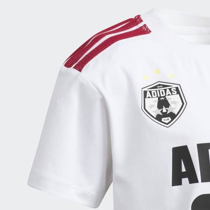 (신세계 사우스시티)[adidas kids] (A100 A140) 숏 슬리브 티 및 우븐 쇼츠 세트(KH0255)