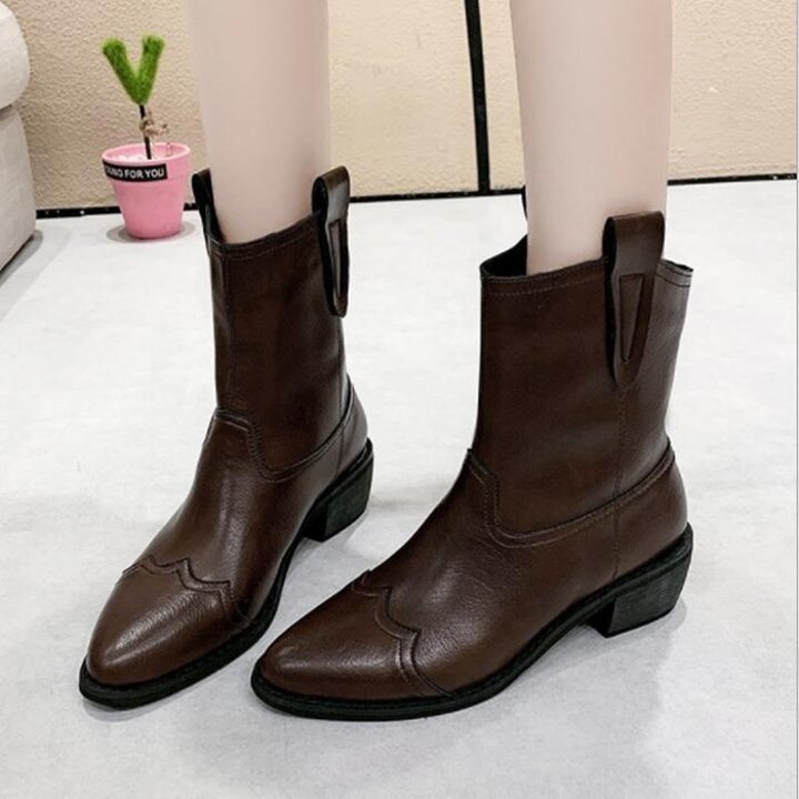 359웨스턴부츠미들부츠여성부츠