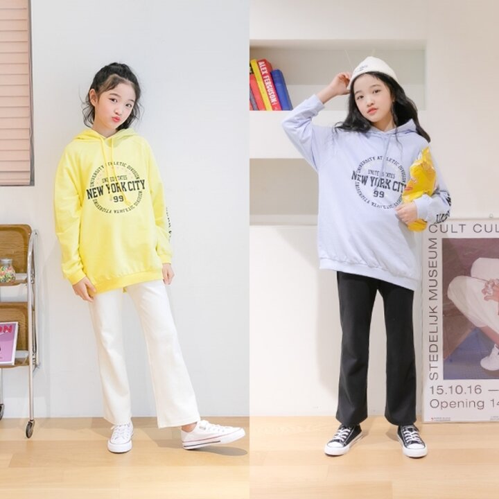 체리블랑 시티후드티 여아,키즈,주니어