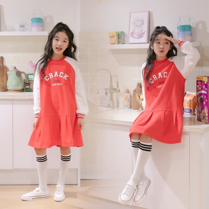 체리블랑 크랙원피스 여아,키즈,주니어