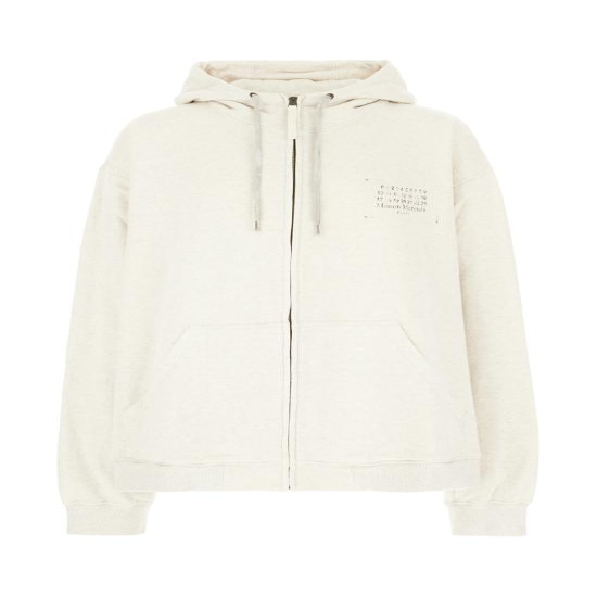 [해외배송] 25SS 마르지엘라 후드 티셔츠 S50HG0048S25614 105M ECRU MELANG