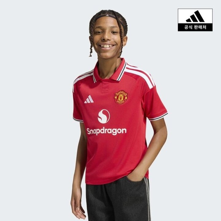 (대전신세계)[adidas kids](130 160) 맨체스터 유나이티드 26/27 홈 저지 (KC4796)