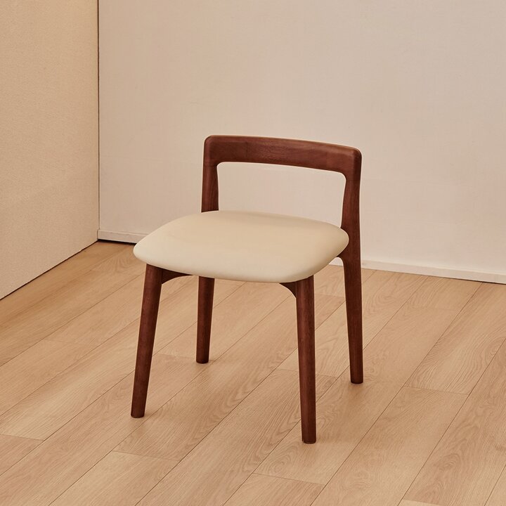 동서가구 로라 PU 원목 식탁 보조 의자 스툴 DF927581