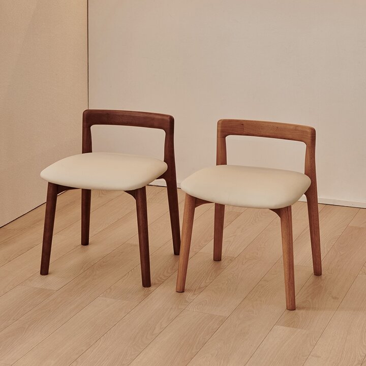 동서가구 로라 PU 원목 식탁 보조 의자 스툴 DF927581