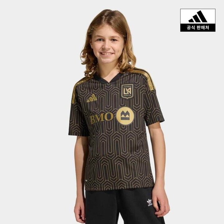 (신세계타임스퀘어점패션관)[adidas kids] (130-160) 로스앤젤레스 FC 26/27 홈 (JL6808)