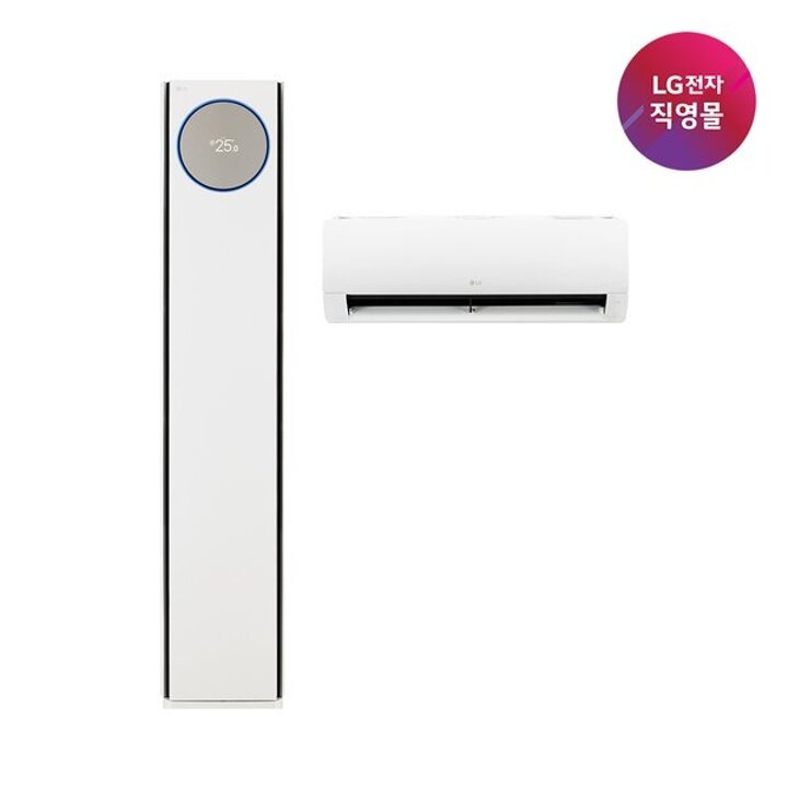 [LG전자 직영][26년형] LG 휘센 AI 오브제컬렉션 2IN1 타워I에어컨 FQ25FN5HA2 [일반배관][전국무료/기본설치비/실외기포함](5시리즈)