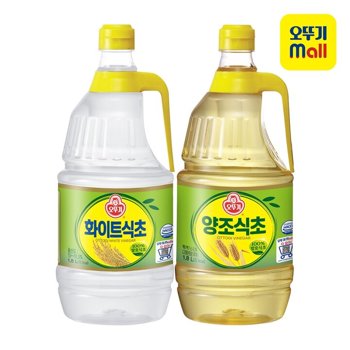 [본사직영] 오뚜기 화이트/양조식초 1.8L 6개 골라담기