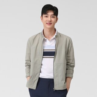 [PAT] 캐주얼 솔리드 숏 점퍼_1K31301