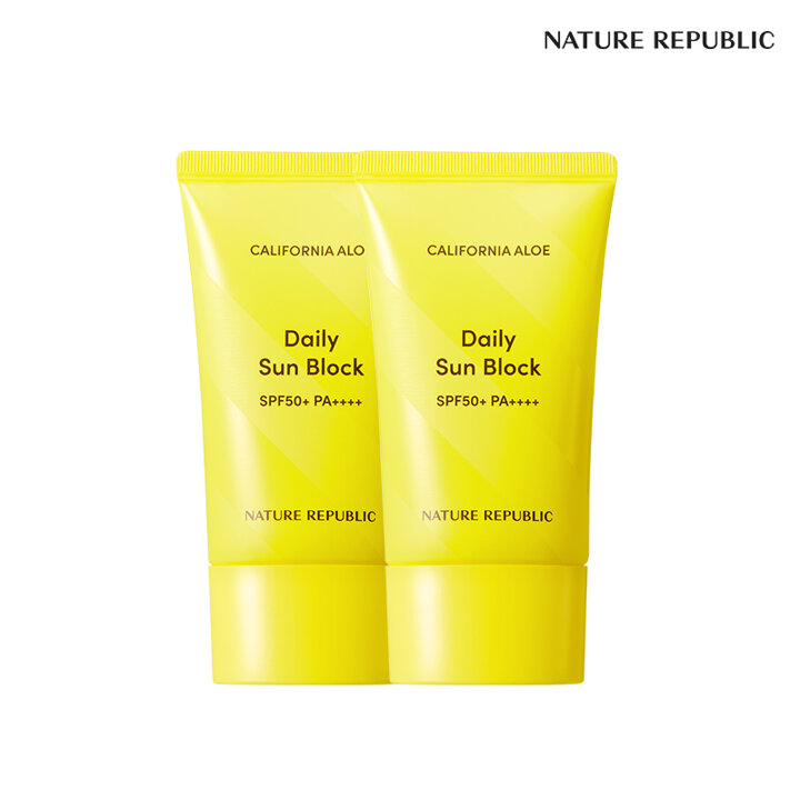 [1+1] 캘리포니아 알로에 데일리 선블럭 SPF50+ PA++++