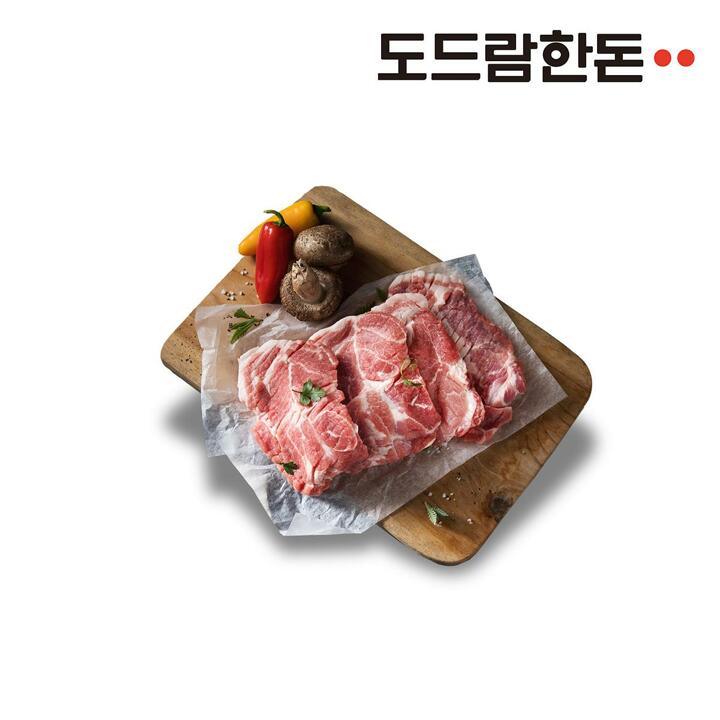 [G] 도드람한돈 칼집 목심 구이용 1kg